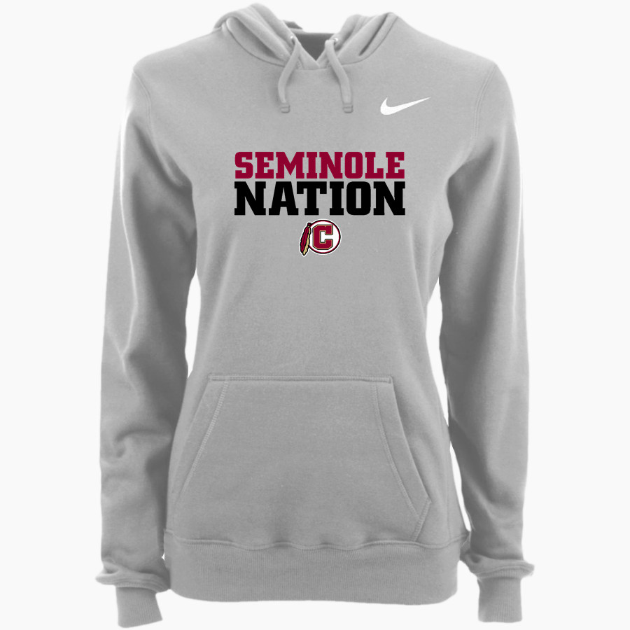 Creekside Seminoles Nike Women's Club Pullover Fleece Hoodie