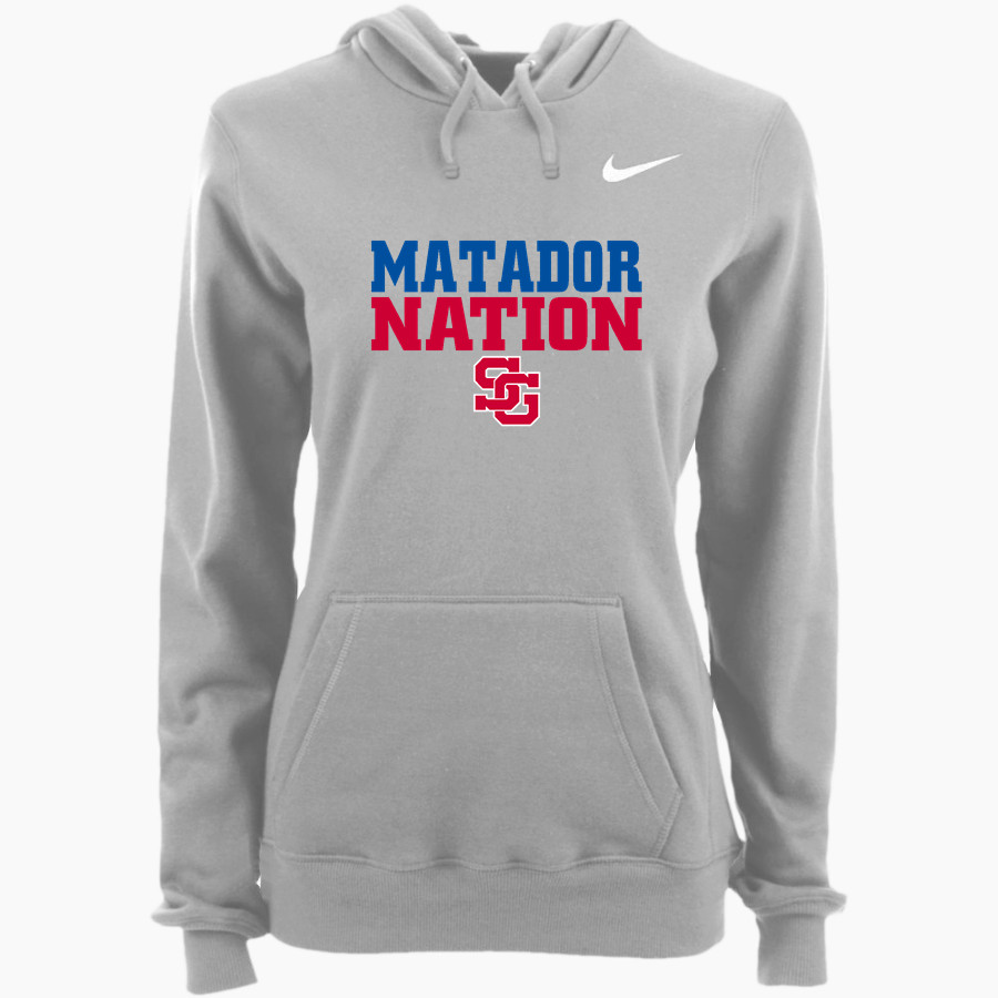 SAN GABRIEL HIGH SCHOOL MATADORS <span class="pdp-name-mascot">SAN GABRIEL MATADORS</span> Nike Women's Club Pullover Fleece Hoodie