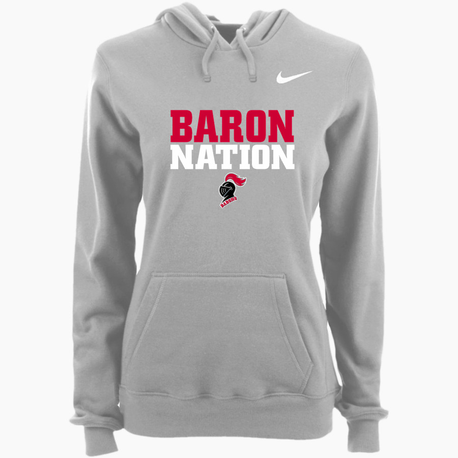 DEKALB HIGH SCHOOL BARONS Nike Women's Club Pullover Fleece Hoodie