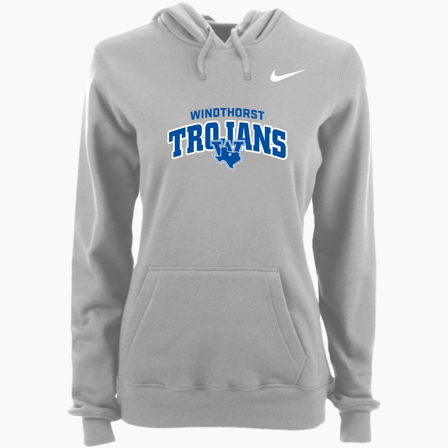 WINDTHORST HIGH SCHOOL TROJANS <span class="pdp-name-mascot">WINDTHORST TROJANS</span> Nike Women's Club Pullover Fleece Hoodie