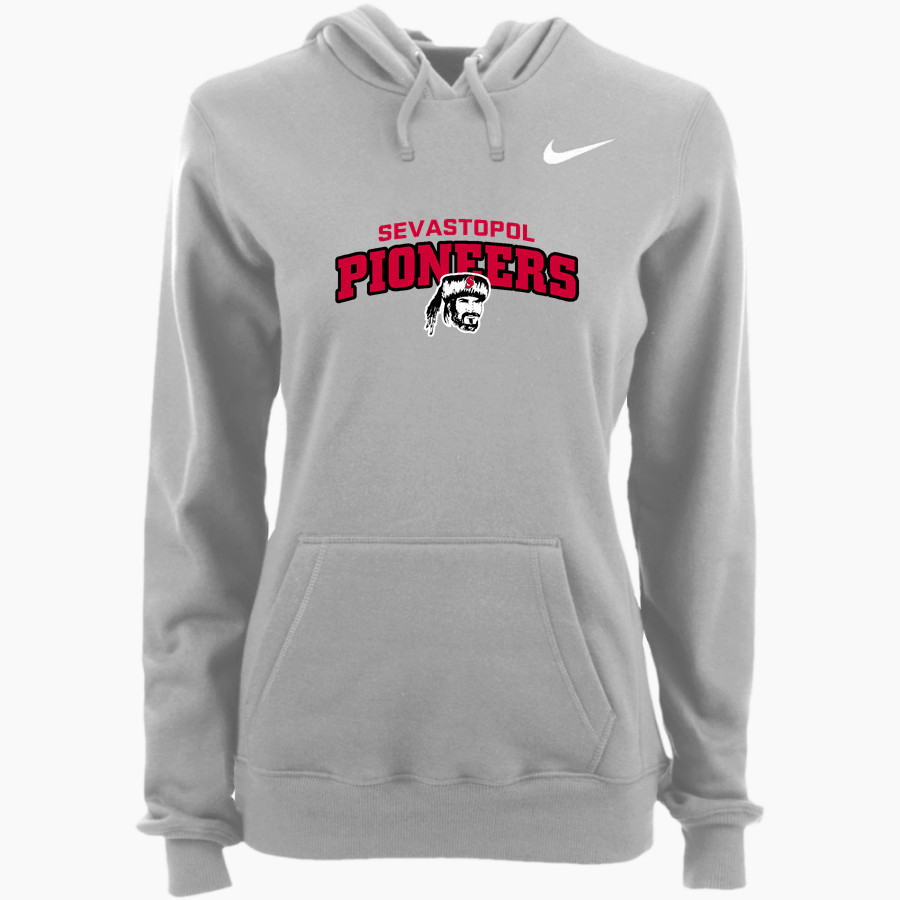 SEVASTOPOL HIGH SCHOOL PIONEERS <span class="pdp-name-mascot">SEVASTOPOL PIONEERS</span> Nike Women's Club Pullover Fleece Hoodie