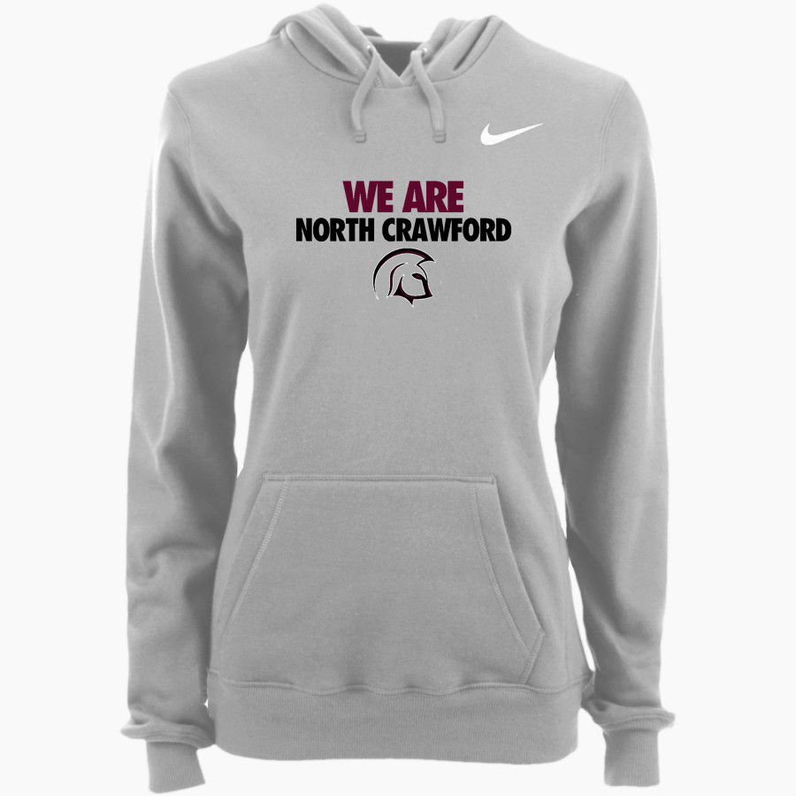 North Crawford Trojans Nike Women's Club Pullover Fleece Hoodie