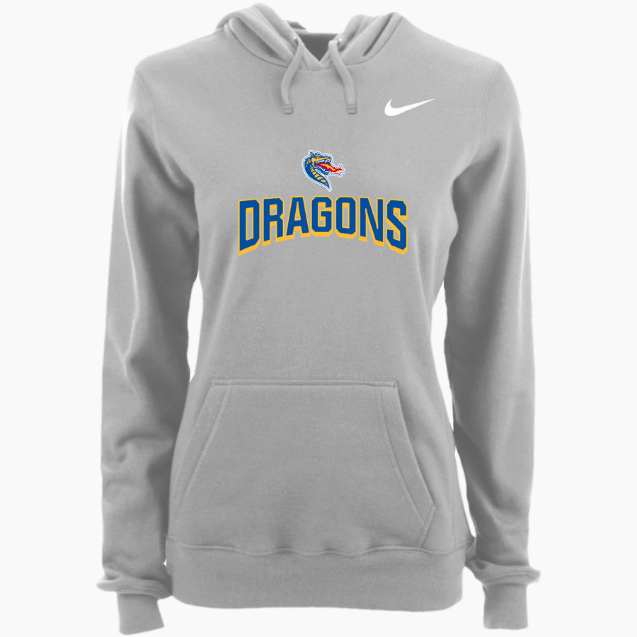 ADRIAN HIGH SCHOOL DRAGONS Nike Women's Club Pullover Fleece Hoodie