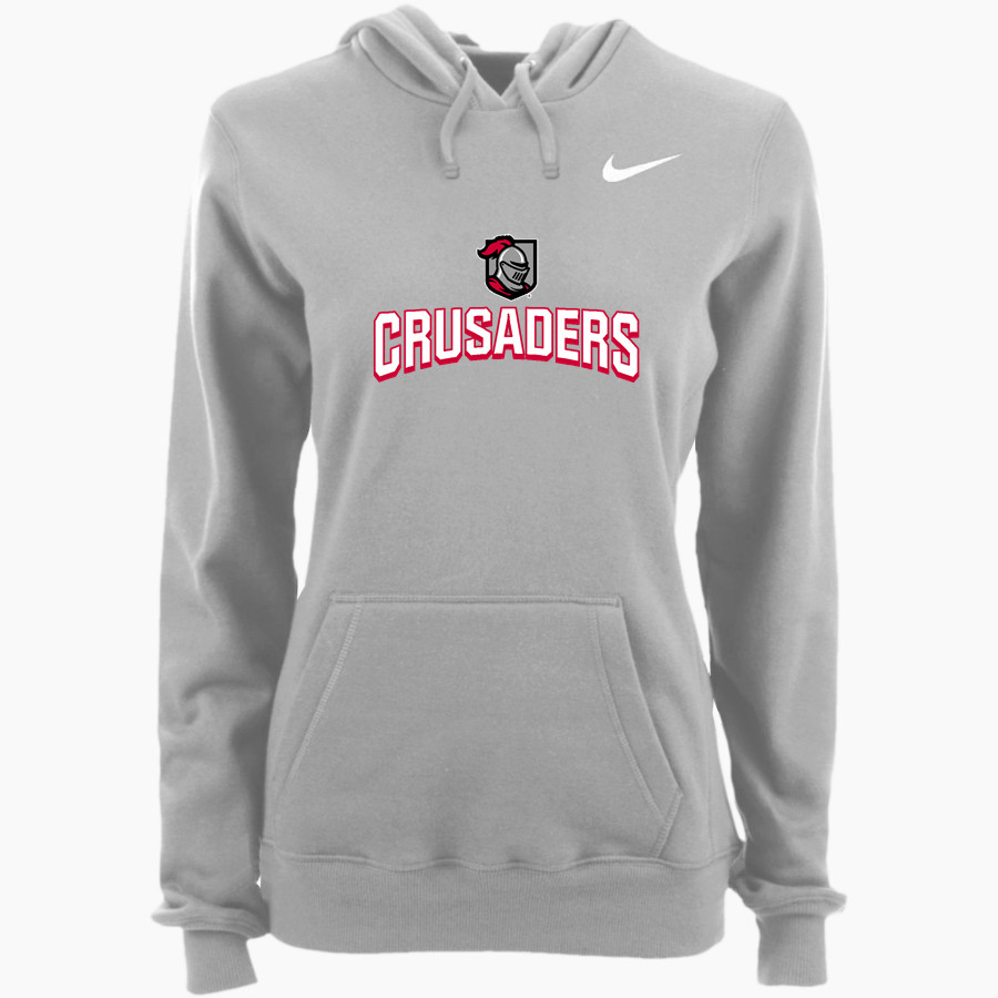 Belmont Abbey College The Official Store of the Crusaders Nike Women's Club Pullover Fleece Hoodie