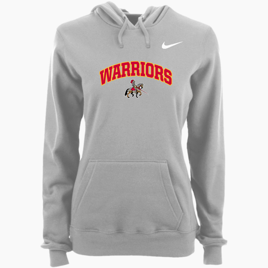 QUANTICO HIGH SCHOOL WARRIORS <span class="pdp-name-mascot">QUANTICO WARRIORS</span> Nike Women's Club Pullover Fleece Hoodie