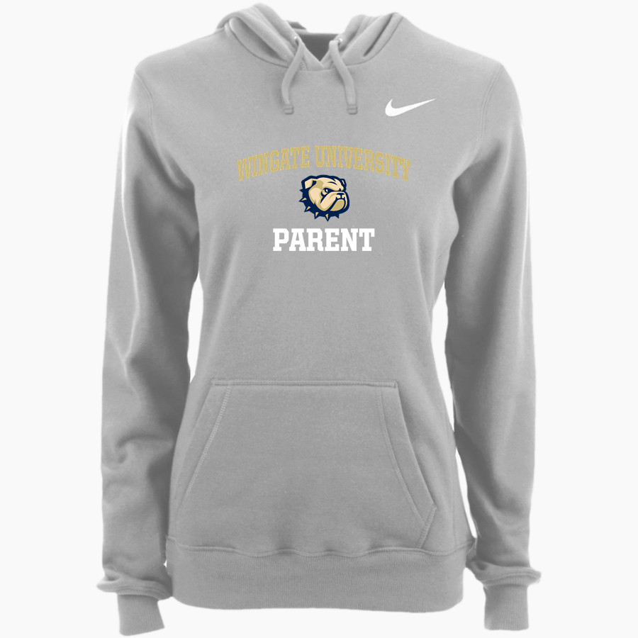 Wingate University Bulldogs <span class="pdp-name-mascot">Wingate Bulldogs</span> Nike Women's Club Pullover Fleece Hoodie