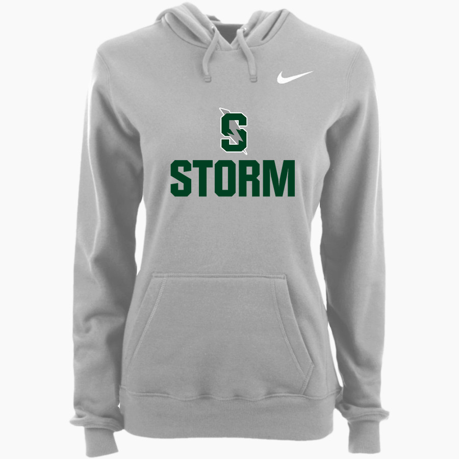 Summit High School Storm Nike Women's Club Pullover Fleece Hoodie