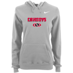 CLARION-GOLDFIELD-DOWS HIGH SCHOOL COWBOYS <span class="pdp-name-mascot">CLARION - GOLDFIELD COWBOYS</span> Nike Women's Club Pullover Fleece Hoodie Front Thumbnail