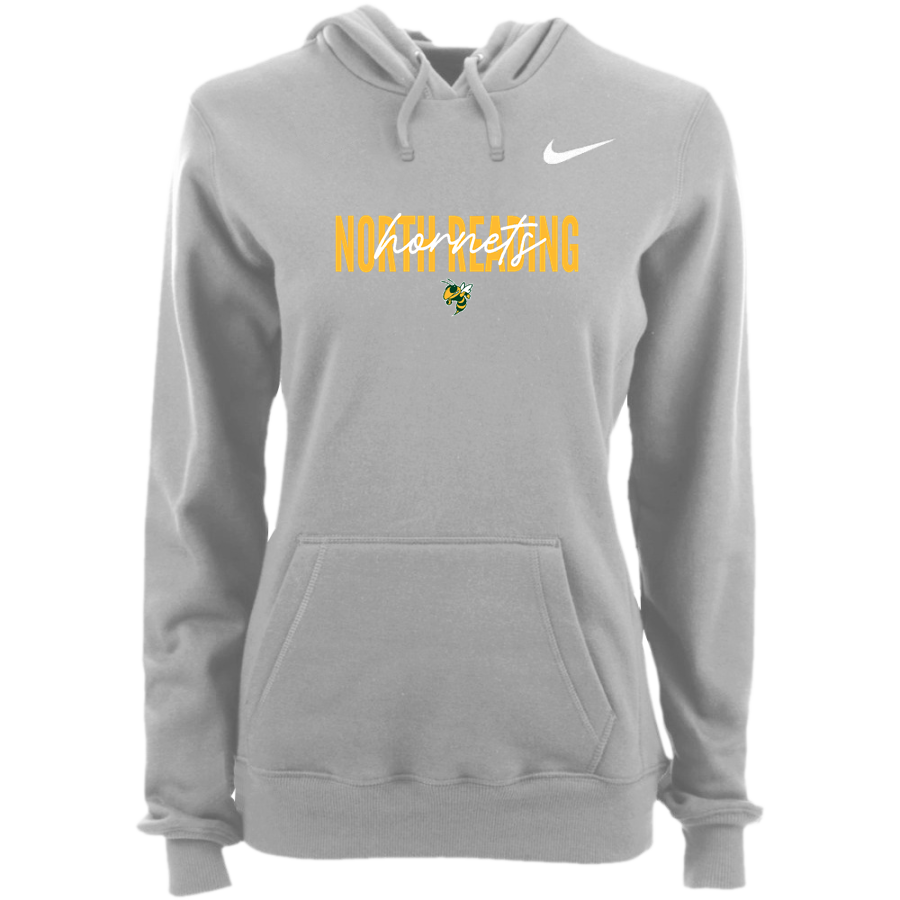 NORTH READING HIGH SCHOOL HORNETS <span class="pdp-name-mascot">NORTH READING HORNETS</span> Nike Women's Club Pullover Fleece Hoodie
