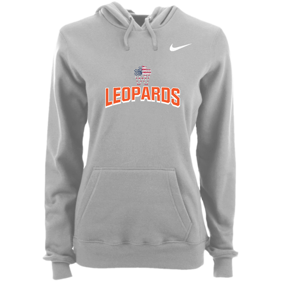 WELLS HIGH SCHOOL LEOPARDS <span class="pdp-name-mascot">WELLS LEOPARDS</span> Nike Women's Club Pullover Fleece Hoodie