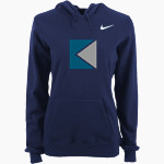 KENNY PIPE & SUPPLY Nike Women's Club Pullover Fleece Hoodie Front Thumbnail