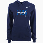 Merrill Mustangs Nike Women's Club Pullover Fleece Hoodie Front Thumbnail