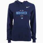 MEADOWDALE HIGH SCHOOL MAVERICKS <span class="pdp-name-mascot">MEADOWDALE MAVERICKS</span> Nike Women's Club Pullover Fleece Hoodie Front Thumbnail