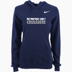 First Presbyterian Academy CRUSADERS <span class="pdp-name-mascot">SHANNON FOREST CRUSADERS</span> Nike Women's Club Pullover Fleece Hoodie Front Thumbnail