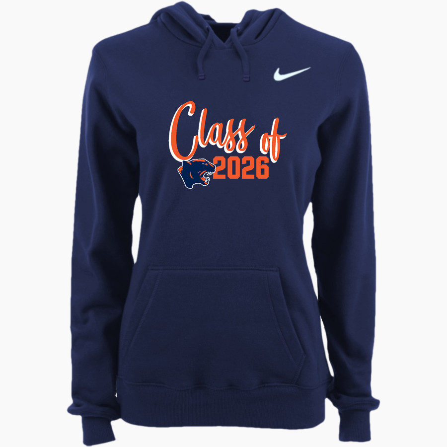 Oswego Panthers <span class="pdp-name-mascot">Oswego Panthers</span> Nike Women's Club Pullover Fleece Hoodie