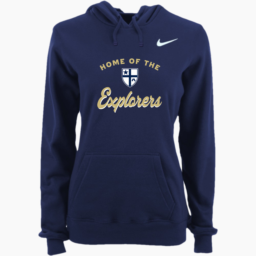 LA SALLE COLLEGE HIGH SCHOOL EXPLORERS Nike Women's Club Pullover Fleece Hoodie