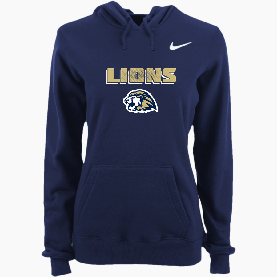 Calvary Lions Nike Women's Club Pullover Fleece Hoodie