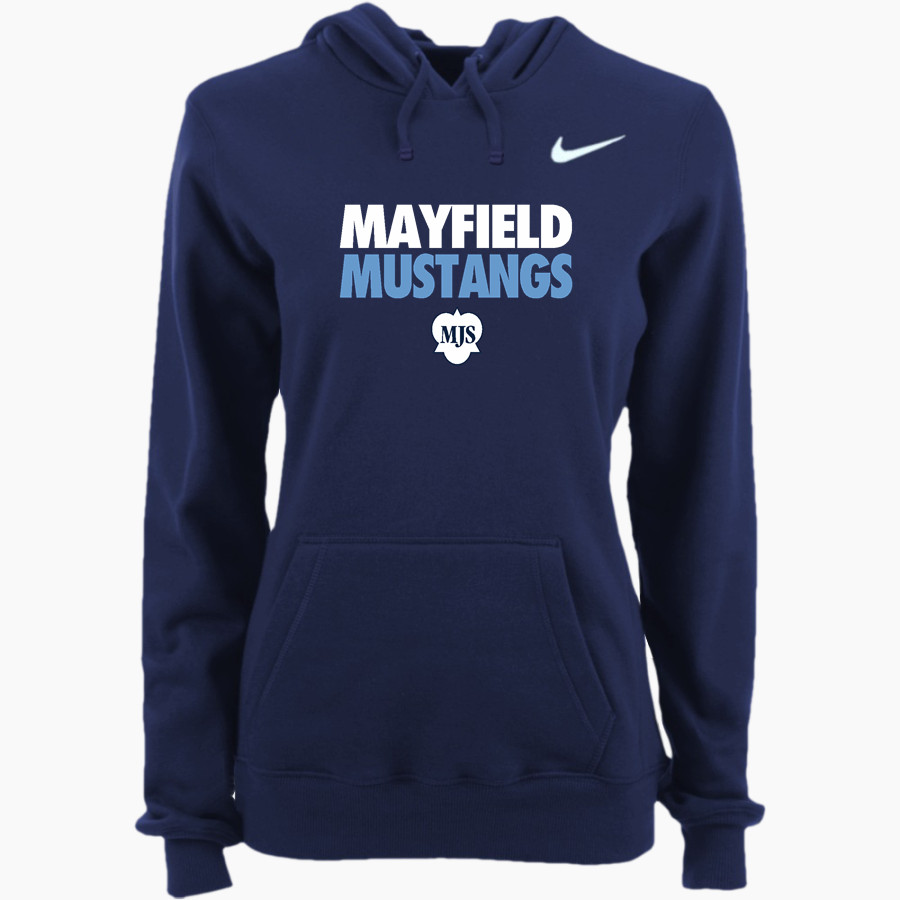 Mayfield Junior School Mustangs Online Store Nike Women's Club Pullover Fleece Hoodie
