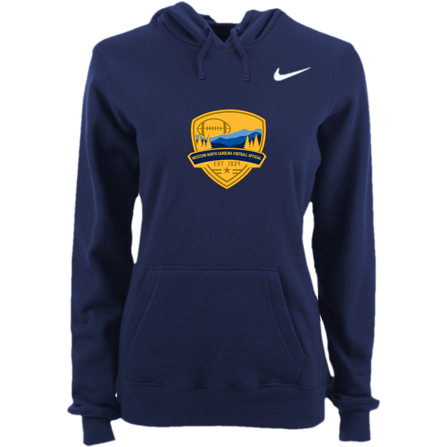 Western North Carolina Officials Association <span class="pdp-name-mascot">Western North Carolina Officials Accociation</span> Nike Women's Club Pullover Fleece Hoodie
