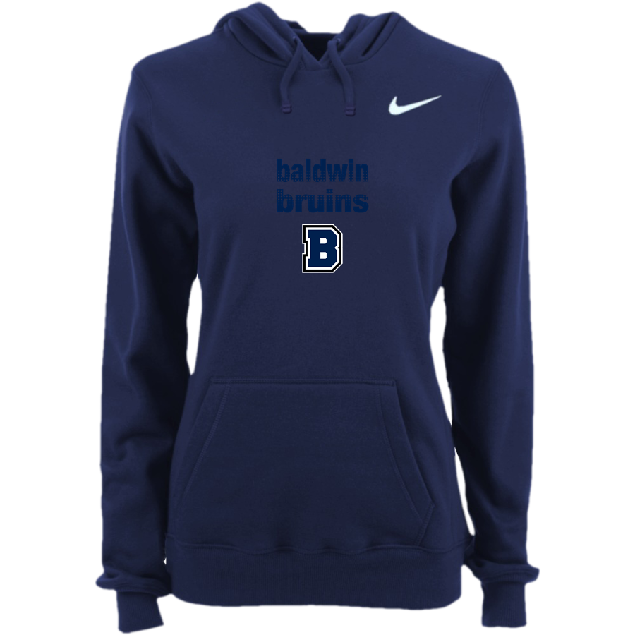 BALDWIN HIGH SCHOOL BRUINS <span class="pdp-name-mascot">BALDWIN BRUINS</span> Nike Women's Club Pullover Fleece Hoodie