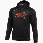 WATERLOO HIGH SCHOOL BULLDOGS <span class="pdp-name-mascot">WATERLOO BULLDOGS</span> Nike Men's Therma-FIT Pullover Hoodie Front Thumbnail