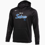 Marian SABRES <span class="pdp-name-mascot">Marian University SABRES</span> Nike Men's Therma-FIT Pullover Hoodie Front Thumbnail
