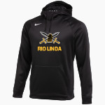 RIO LINDA HIGH SCHOOL KNIGHTS <span class="pdp-name-mascot">RIO LINDA KNIGHTS</span> Nike Men's Therma-FIT Pullover Hoodie Front Thumbnail