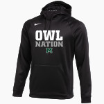 Mid-Pacific Owls <span class="pdp-name-mascot">Mid-Pacific Owls</span> Nike Men's Therma-FIT Pullover Hoodie Front Thumbnail