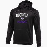 Sequoia High School Online Apparel Store <span class="pdp-name-mascot">Sequoia</span> Nike Men's Therma-FIT Pullover Hoodie Front Thumbnail
