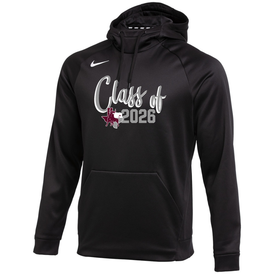 BRIDGEPORT HIGH SCHOOL BULLS <span class="pdp-name-mascot">BRIDGEPORT BULLS</span> Nike Men's Therma-FIT Pullover Hoodie