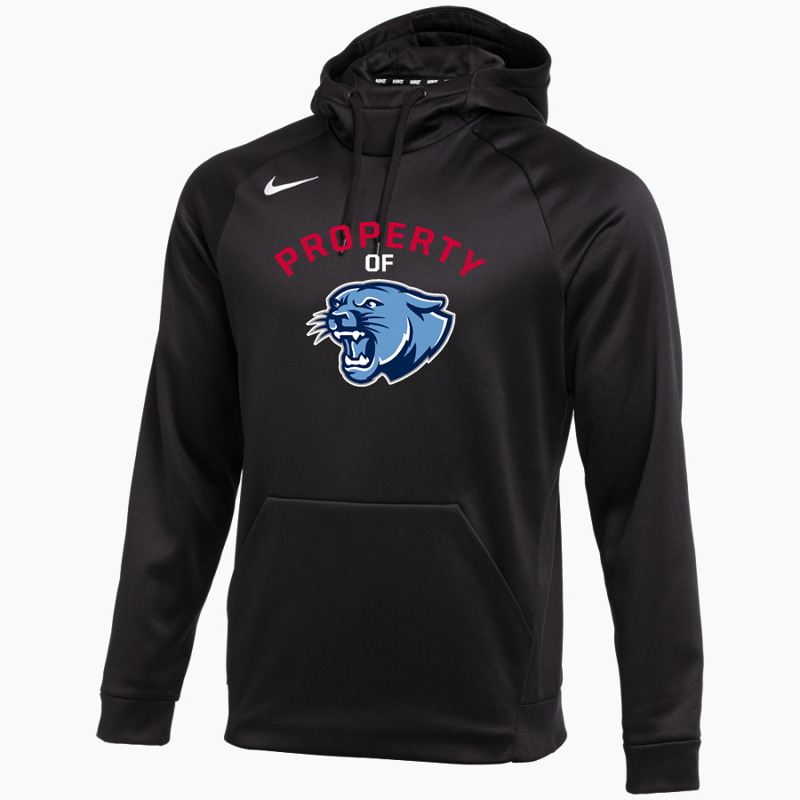 CROW HIGH SCHOOL Cougars Online Store Nike Men's Therma-FIT Pullover Hoodie