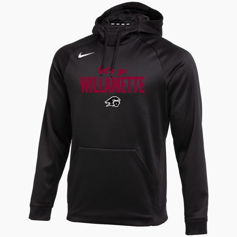 Willamette Wolverines <span class="pdp-name-mascot">Willamette Wolverines</span> Nike Men's Therma-FIT Pullover Hoodie