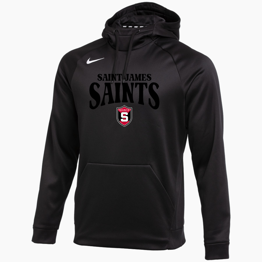 SAINT JAMES HIGH SCHOOL SAINTS Nike Men's Therma-FIT Pullover Hoodie