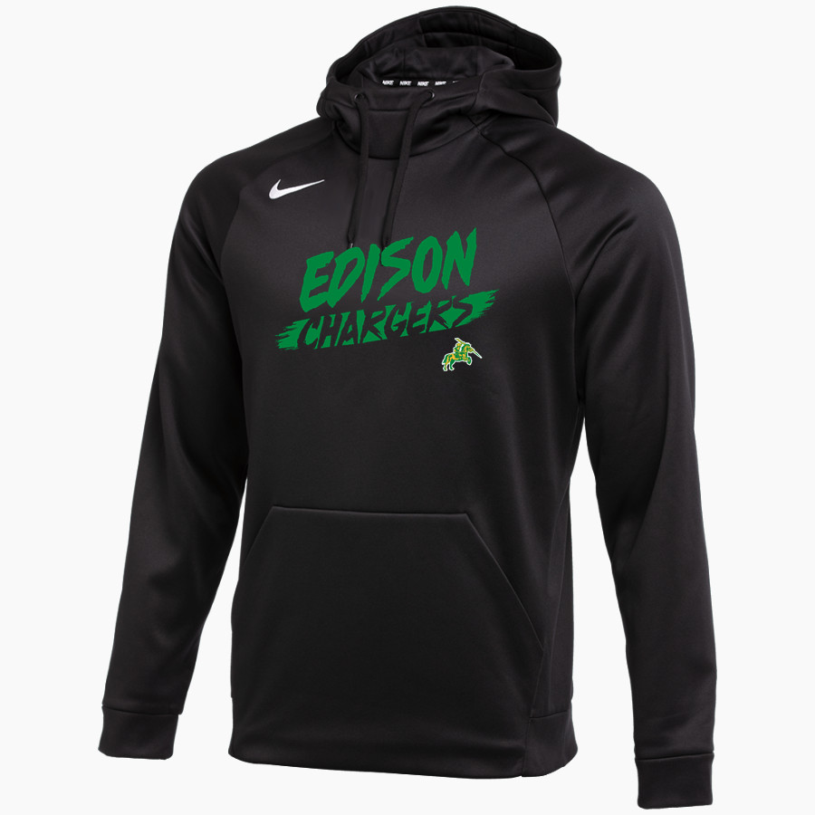 EDISON HIGH SCHOOL CHARGERS <span class="pdp-name-mascot">EDISON CHARGERS</span> Nike Men's Therma-FIT Pullover Hoodie