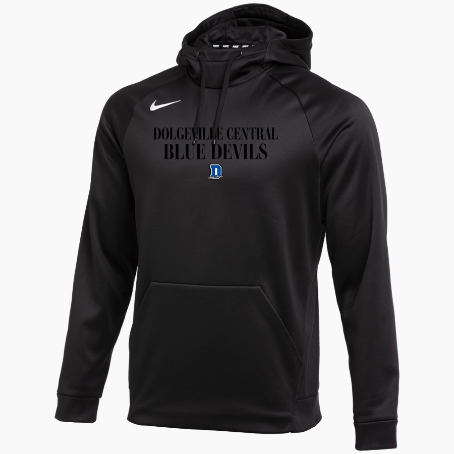 Dolgeville Central Blue Devils <span class="pdp-name-mascot">Dolgeville Central Blue Devils</span> Nike Men's Therma-FIT Pullover Hoodie