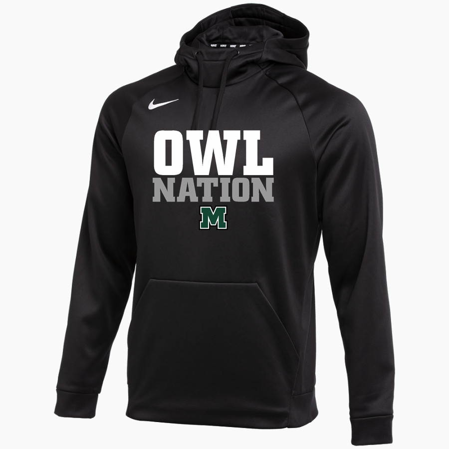 Mid-Pacific Owls <span class="pdp-name-mascot">Mid-Pacific Owls</span> Nike Men's Therma-FIT Pullover Hoodie