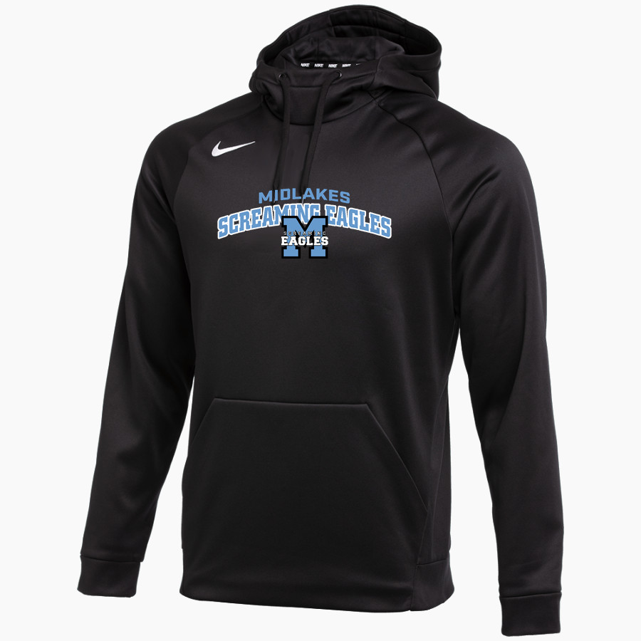 MIDLAKES HIGH SCHOOL SCREAMING EAGLES <span class="pdp-name-mascot">MIDLAKES SCREAMING EAGLES</span> Nike Men's Therma-FIT Pullover Hoodie
