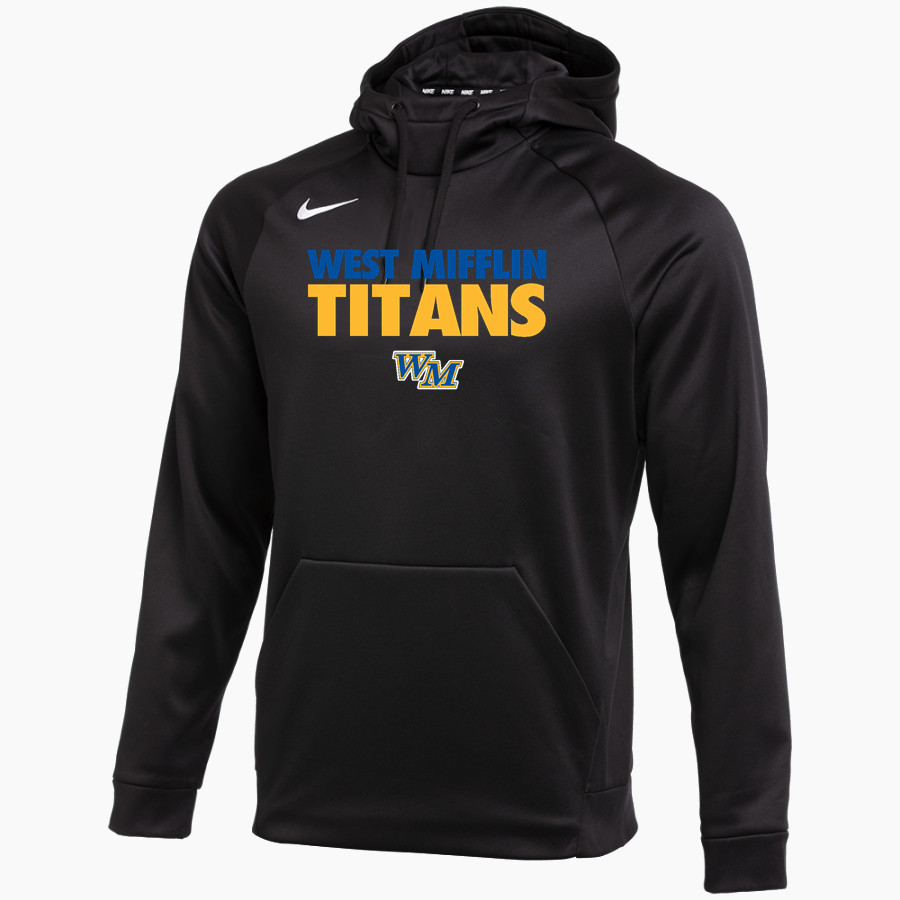 West Mifflin High School Titans Official Online Store Nike Men's Therma-FIT Pullover Hoodie