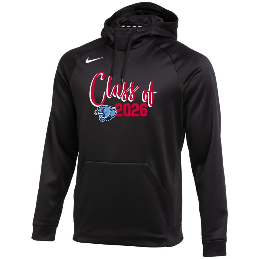 CROW HIGH SCHOOL Cougars Online Store <span class="pdp-name-mascot">CROW COUGARS</span> Nike Men's Therma-FIT Pullover Hoodie