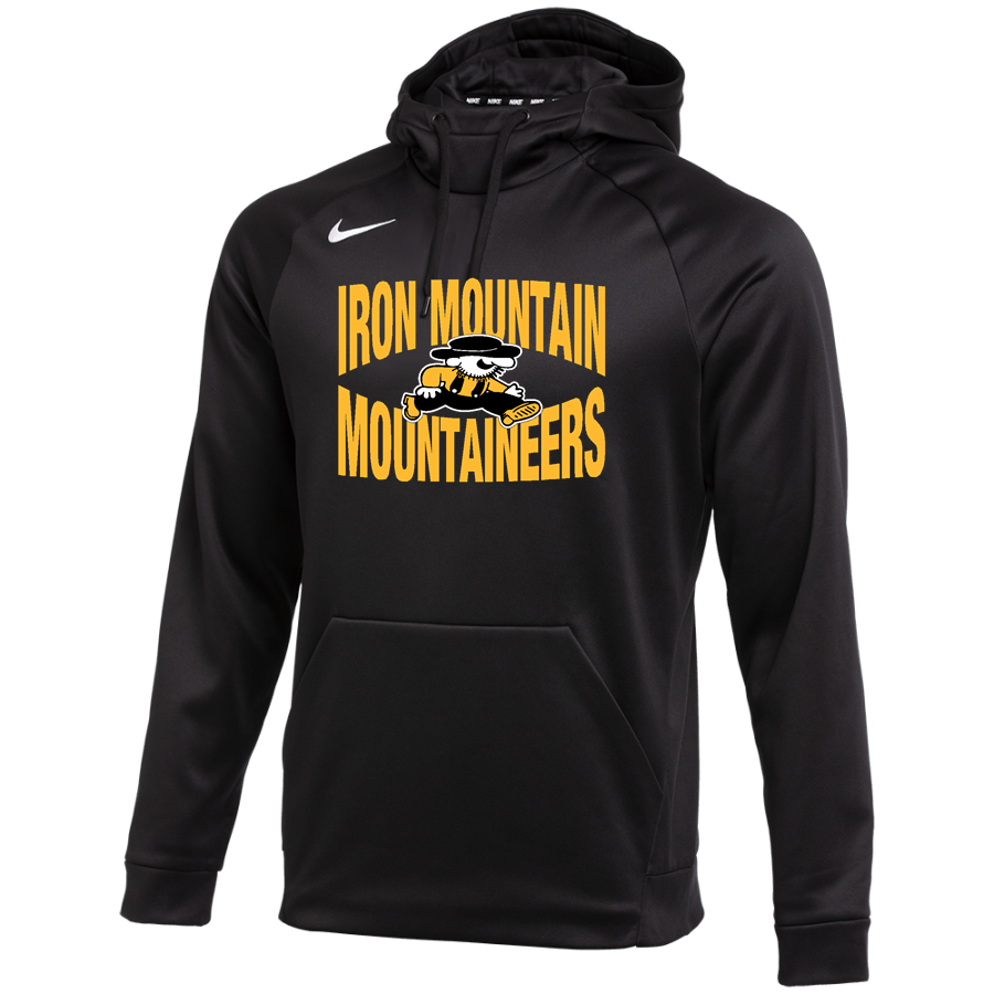 IRON MOUNTAIN HIGH SCHOOL MOUNTAINEERS <span class="pdp-name-mascot">IRON MOUNTAIN MOUNTAINEERS</span> Nike Men's Therma-FIT Pullover Hoodie