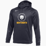 Wentworth Institute of Technology Leopards Nike Men's Therma-FIT Pullover Hoodie Front Thumbnail