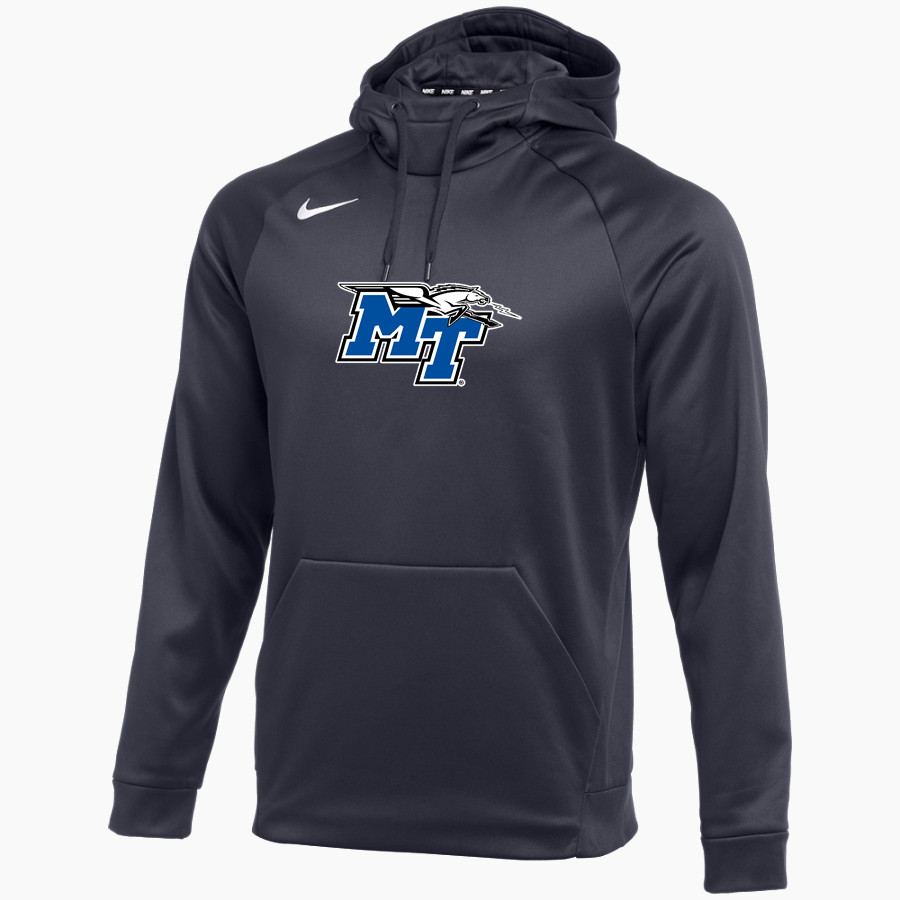 MTSU Blue Raiders Nike Men's Therma-FIT Pullover Hoodie