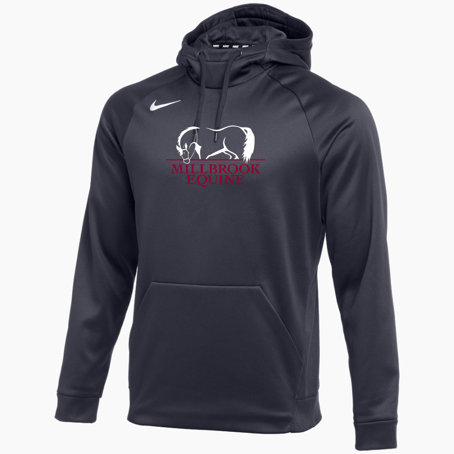 Millbrook Equine Veterinary Clinic Millbrook Equine Vet <span class="pdp-name-mascot">Millbrook Equine Veterinary Clinic</span> Nike Men's Therma-FIT Pullover Hoodie