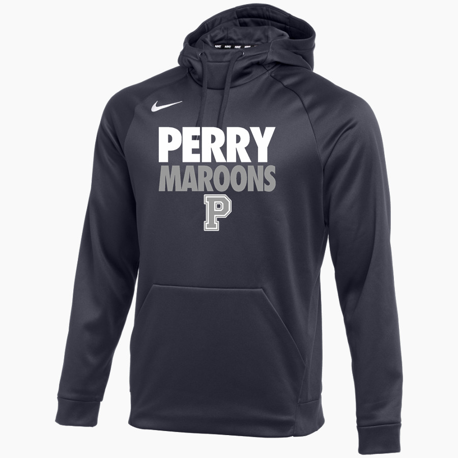 PERRY HIGH SCHOOL MAROONS Nike Men's Therma-FIT Pullover Hoodie