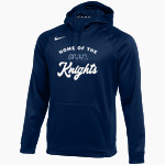 Crown of Life Knights <span class="pdp-name-mascot">Crown of Life Christian Academy Knights</span> Nike Men's Therma-FIT Pullover Hoodie Front Thumbnail