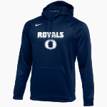 WILLIAM C OVERFELT HIGH SCHOOL ROYALS <span class="pdp-name-mascot">WILLIAM C OVERFELT ROYALS</span> Nike Men's Therma-FIT Pullover Hoodie Front Thumbnail