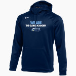 The GLOBE Academy Owls Nike Men's Therma-FIT Pullover Hoodie Front Thumbnail