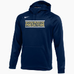 North Broward Predators Predators <span class="pdp-name-mascot">North Broward Predators Predators</span> Nike Men's Therma-FIT Pullover Hoodie Front Thumbnail
