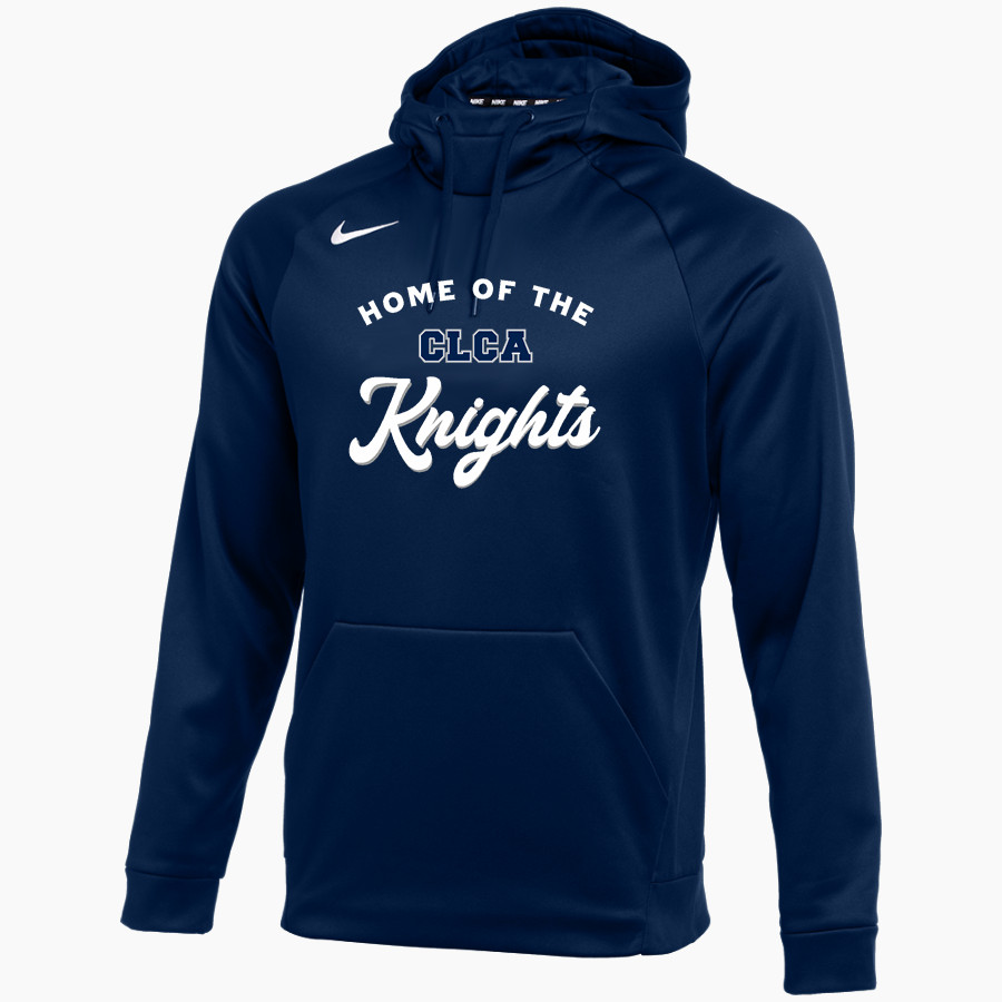 Crown of Life Knights <span class="pdp-name-mascot">Crown of Life Christian Academy Knights</span> Nike Men's Therma-FIT Pullover Hoodie