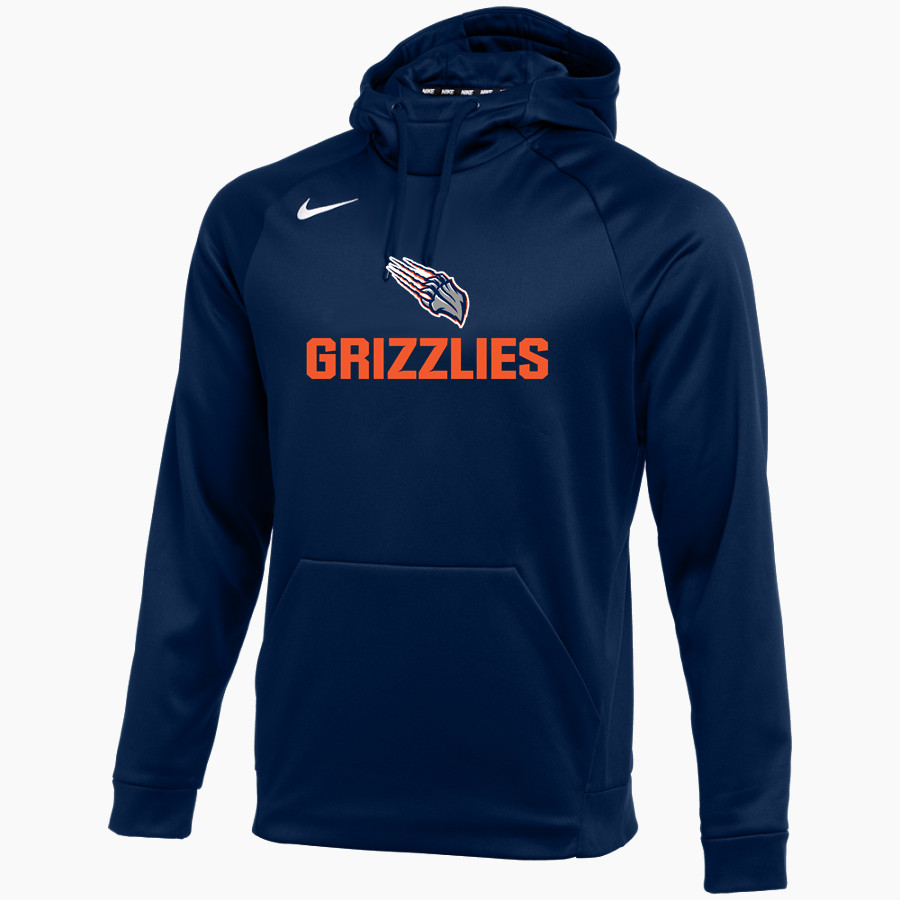 Glenn Grizzlies <span class="pdp-name-mascot">Tom Glenn Grizzlies</span> Nike Men's Therma-FIT Pullover Hoodie